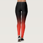 Fitness Trainer Black en Red Leggings (Achterkant)