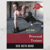 Fitness Trainer Business Adverteren brochure (Voorkant)