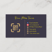 Fitness Trainer Business Card Visitekaartje (Achterkant)
