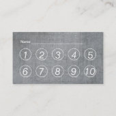 Fitness Trainer Dumbbell Metal Loyalty Punch (Achterkant)