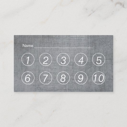 Fitness Trainer Dumbbell Metal Loyalty Punch (Achterkant)