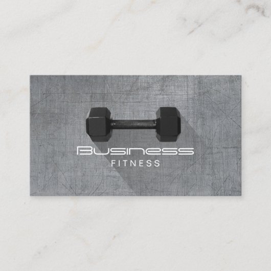 Fitness Trainer Dumbbell Metal Loyalty Punch (Voorkant)