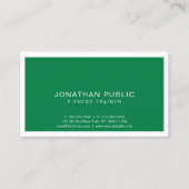 Fitness Trainer Elegant Moderne Professionele Spor Visitekaartje (Voorkant)