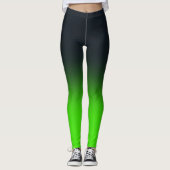Fitness Trainer Faded Green en Black Leggings (Voorkant)