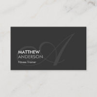 Fitness Trainer - Modern Swash Monogram