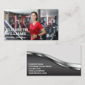 Fitness Trainer op loopbanden Visitekaartje (Voorkant / Achterkant)