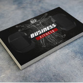 Fitness Trainer Perfect Body Professional Grunge Visitekaartje