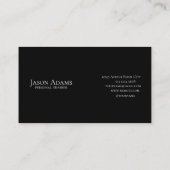 Fitness trainer, Personal trainer Visitekaartje (Achterkant)