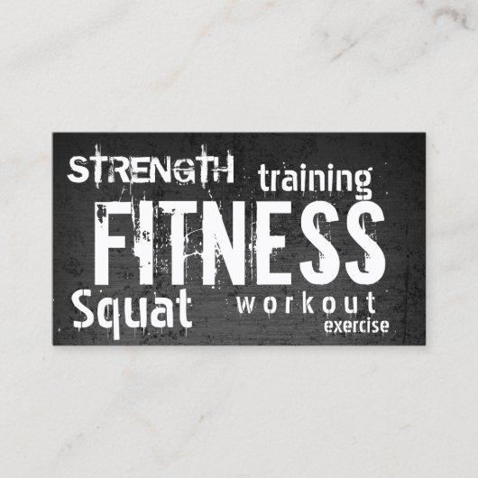 Fitness Trainer Professional Dark Loyalty Punch (Voorkant)