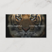 Fitness Trainer Studio Professional elegant Matte Visitekaartje (Achterkant)