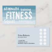 Fitness - trainer Stustblauw Stripe Loyalty (Voorkant / Achterkant)