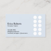 Fitness - trainer Stustblauw Stripe Loyalty (Achterkant)