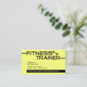 Fitness Trainer Visitekaartje (Staand voorkant)