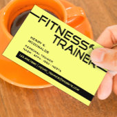 Fitness Trainer Visitekaartje