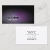 Fitness Trainer Visitekaartje Sport Dark Grunge (Voorkant / Achterkant)