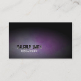 Fitness Trainer Visitekaartje Sport Dark Grunge