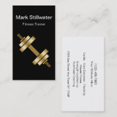 Fitness Trainer Visitekaartjes (Voorkant / Achterkant)