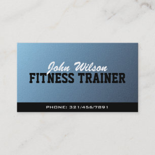 Fitness Trainer - Visitekaartjes