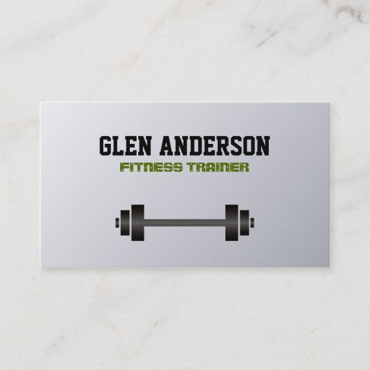 Fitness Trainer - Visitekaartjes (Voorkant)