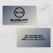 Fitness Trainer - Visitekaartjes (Voorkant / Achterkant)