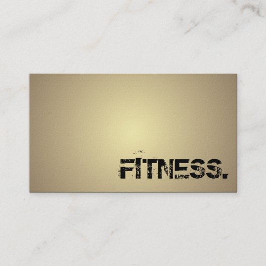 Fitness Trainer - Visitekaartjes (Voorkant)
