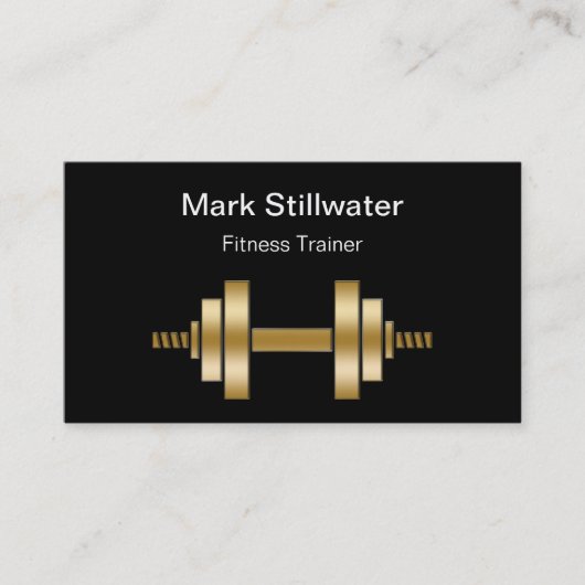 Fitness Trainer Visitekaartjes (Voorkant)