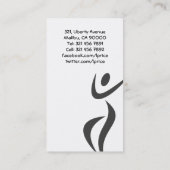 Fitness Trainer - Visitekaartjes (Achterkant)