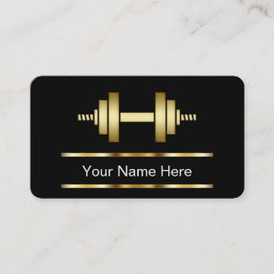 Fitness Trainer Visitekaartjes