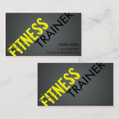 Fitness Trainer - Visitekaartjes (Voorkant / Achterkant)