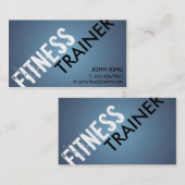 Fitness Trainer - Visitekaartjes (Voorkant / Achterkant)