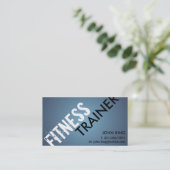 Fitness Trainer - Visitekaartjes (Staand voorkant)