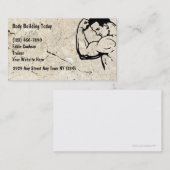 Fitness Trainer Visitekaartjes (Voorkant / Achterkant)