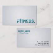 Fitness Trainer - Visitekaartjes (Voorkant / Achterkant)