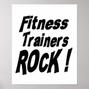 Fitness Trainers Rock! Poster afdrukken