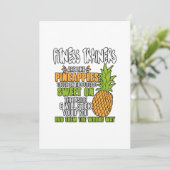 Fitness Trainers zijn als ananassen. Feestdagenkaart (Staand voorkant)