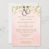 Fitness Training Gymnastische Ringen Wedding Kaart (Voorkant)