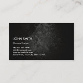 Fitness Training Professional Black & White Tiger Visitekaartje (Achterkant)