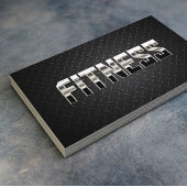 Fitness Training Professioneel Staal & Metaal Visitekaartje
