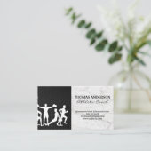 fitness | Uitoefening van werk Visitekaartje (Staand voorkant)