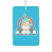 Fitness unicorn luchtverfrisser (Achterkant)