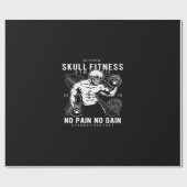 fitness van de schedel geen pijn geen gewrichtsver cadeaupapier (Vlak)