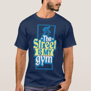 fitness van fietsensport t-shirt