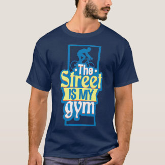 fitness van fietsensport t-shirt