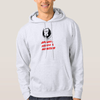 fitness van kleding en voedingsadviezen hoodie