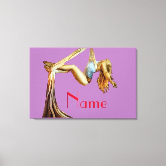 fitness van luchtyogo Thunder_Cove Canvas Afdruk (Voorkant)