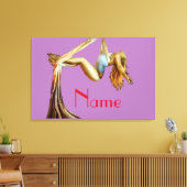 fitness van luchtyogo Thunder_Cove Canvas Afdruk (Insitu (Woonkamer))