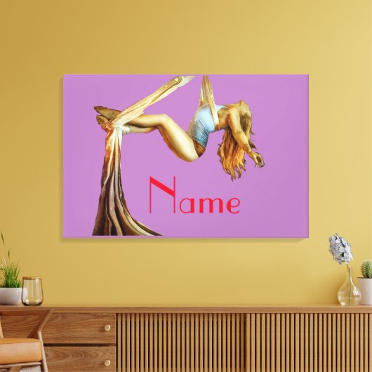 fitness van luchtyogo Thunder_Cove Canvas Afdruk (Insitu (Woonkamer))