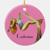 fitness van luchtyogo Thunder_Cove Keramisch Ornament (Achterkant)