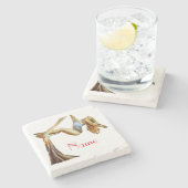 fitness van luchtyogo Thunder_Cove Stenen Onderzetter (Zijkant)