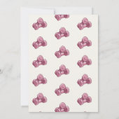 Fitness verjaardagsfeestje kaart (Achterkant)